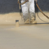 seamless, protective Dover foam roofing